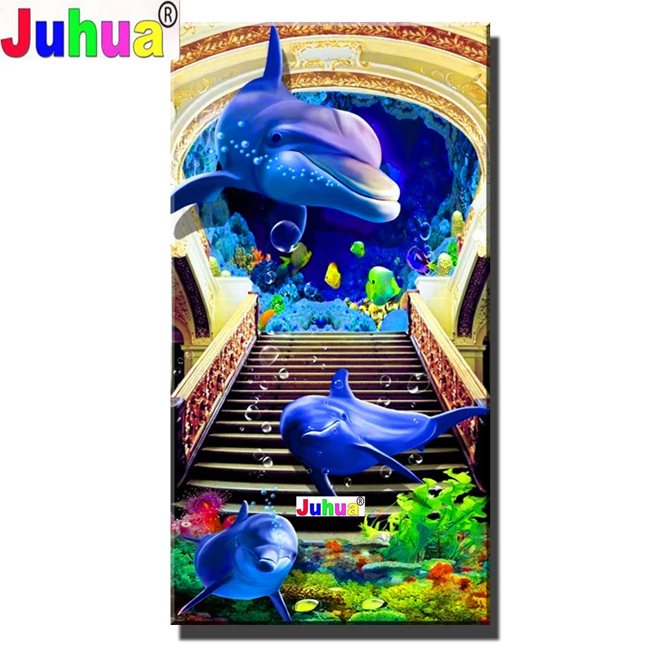 Large Undersea Dolphins Diamond Painting 5D Full Square/round Diamond Embroidery Mosaic Sea Coral,Aisle entrance decoration
Large Undersea Dolphins Diamond Painting 5D Full Square/round Diamond Embroidery Mosaic Sea Coral,Aisle entrance decoration