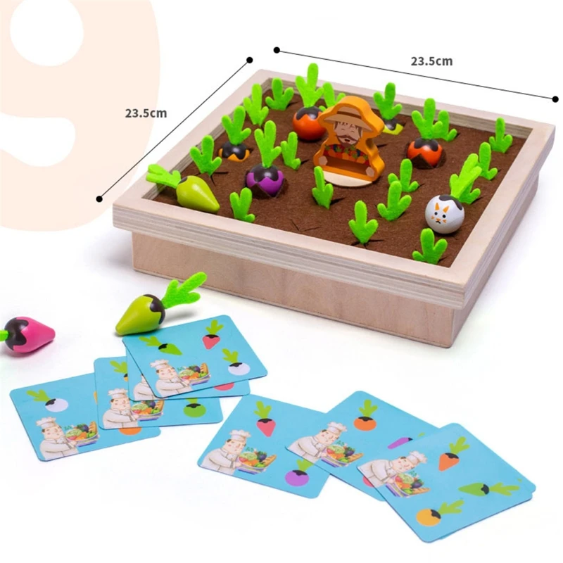 Radish Matching Memory Game Wooden Building Blocks Kids Toys Early Education Toys For Toddler Baby Boys Girls
Radish Matching Memory Game Wooden Building Blocks Kids Toys Early Education Toys For Toddler Baby Boys Girls