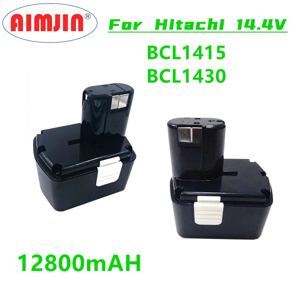 Latest Upgrade 14.4V 12800mAh Replaceable Power Tool Battery for Hitachi BCL1430 CJ14DL DH14DL EBL1430 BCL1430 BCL1415
Latest Upgrade 14.4V 12800mAh Replaceable Power Tool Battery for Hitachi BCL1430 CJ14DL DH14DL EBL1430 BCL1430 BCL1415