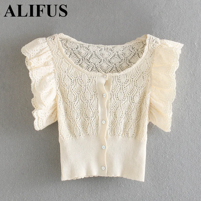 Модный женский однобортный свитер с круглым вырезом 2020, вязаный элегантный свитер с каскадным рукавом и оборками
Модный женский однобортный свитер с круглым вырезом 2020, вязаный элегантный свитер с каскадным рукавом и оборками