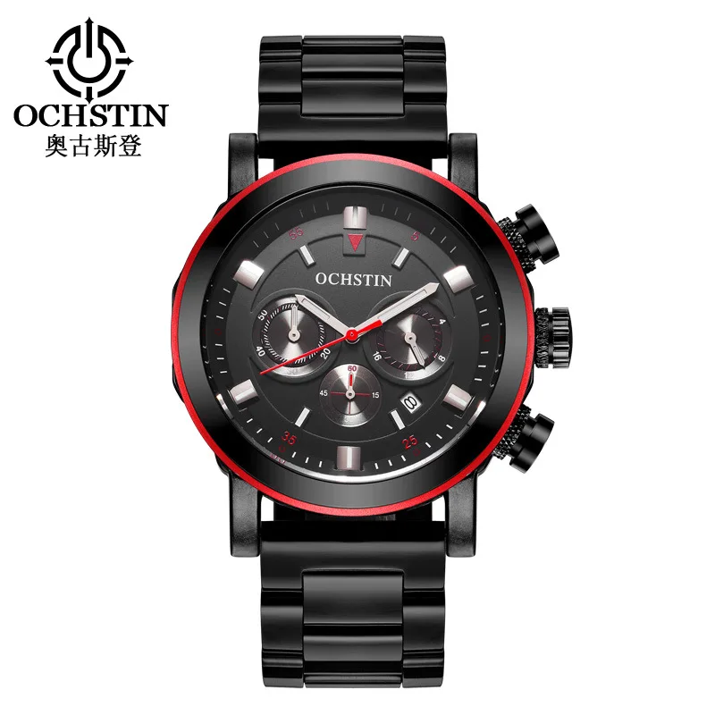 OCHSTIN Augusten 064B Casual Men's Watch Fine Steel Band Quartz Calendar Watch Multifunctional Men's Watch
OCHSTIN Augusten 064B Casual Men's Watch Fine Steel Band Quartz Calendar Watch Multifunctional Men's Watch