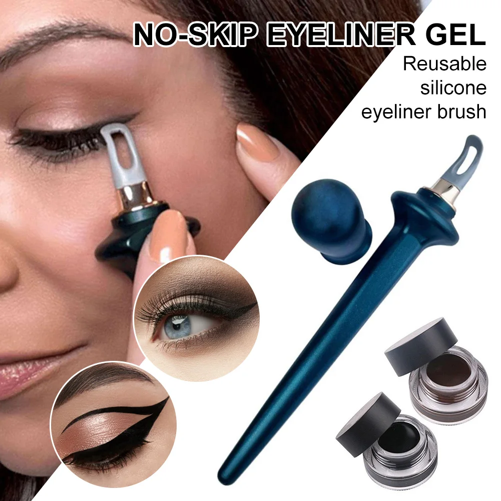1 Set Eyeliner Guide Tools Easy No-Skip Eyeliner Gel Reusable Silicone Eyeliner Brush Eyeliner For Shaky Hands Beginer Makeup
1 Set Eyeliner Guide Tools Easy No-Skip Eyeliner Gel Reusable Silicone Eyeliner Brush Eyeliner For Shaky Hands Beginer Makeup