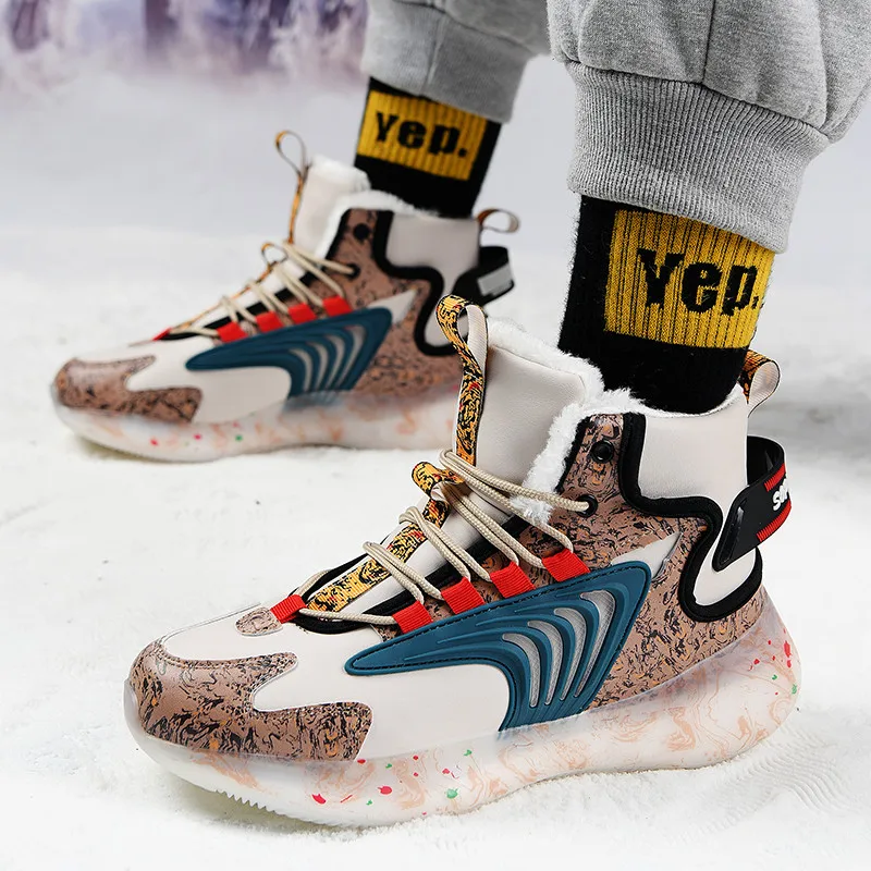 New Big Size 45 Autumn Winter Boots for Men Warm Fur Plush Shoes Women Snow Sneakers Outdoor Flats Footwear Male Ankle Trainers
New Big Size 45 Autumn Winter Boots for Men Warm Fur Plush Shoes Women Snow Sneakers Outdoor Flats Footwear Male Ankle Trainers