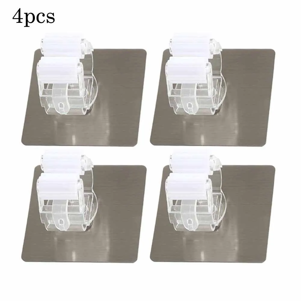 Настенный держатель для швабры, 2 шт./4 шт. 
Настенный держатель для швабры, 2 шт./4 шт.