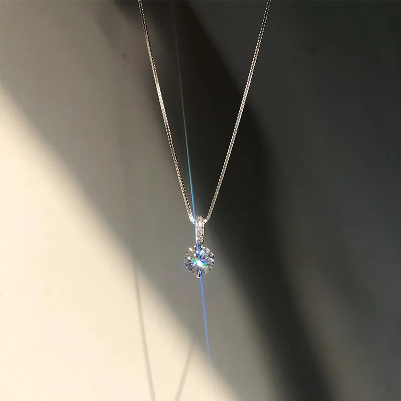 925 Sterling Silver Full Zircon Water Drop Charm Pendant Choker Necklace For Girl Women Statement Wedding Jewelry dz855 
925 Sterling Silver Full Zircon Water Drop Charm Pendant Choker Necklace For Girl Women Statement Wedding Jewelry dz855