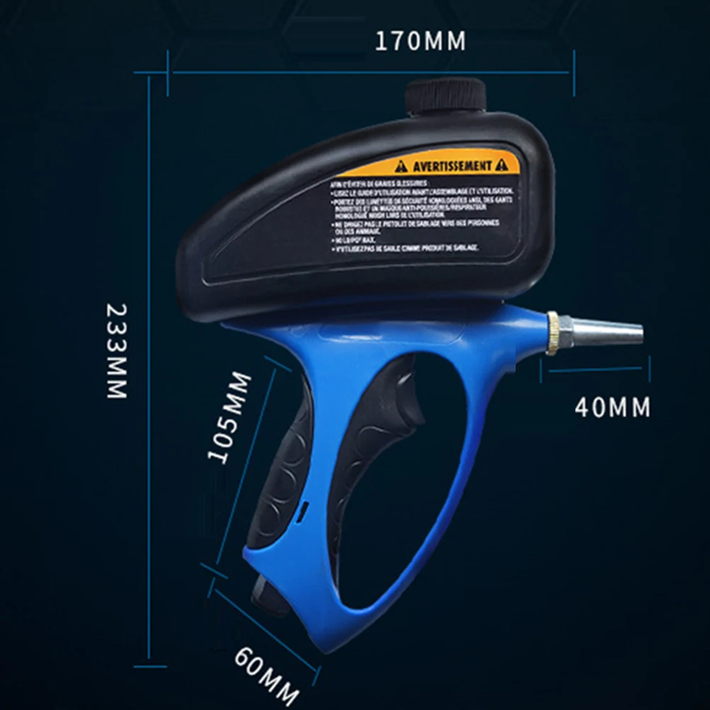 Anti-rust Sandblaster Handheld Pneumatic sand blasting machine Glass Tombstone Sprayer Sandblasting Machine with Small Nozzle
Anti-rust Sandblaster Handheld Pneumatic sand blasting machine Glass Tombstone Sprayer Sandblasting Machine with Small Nozzle