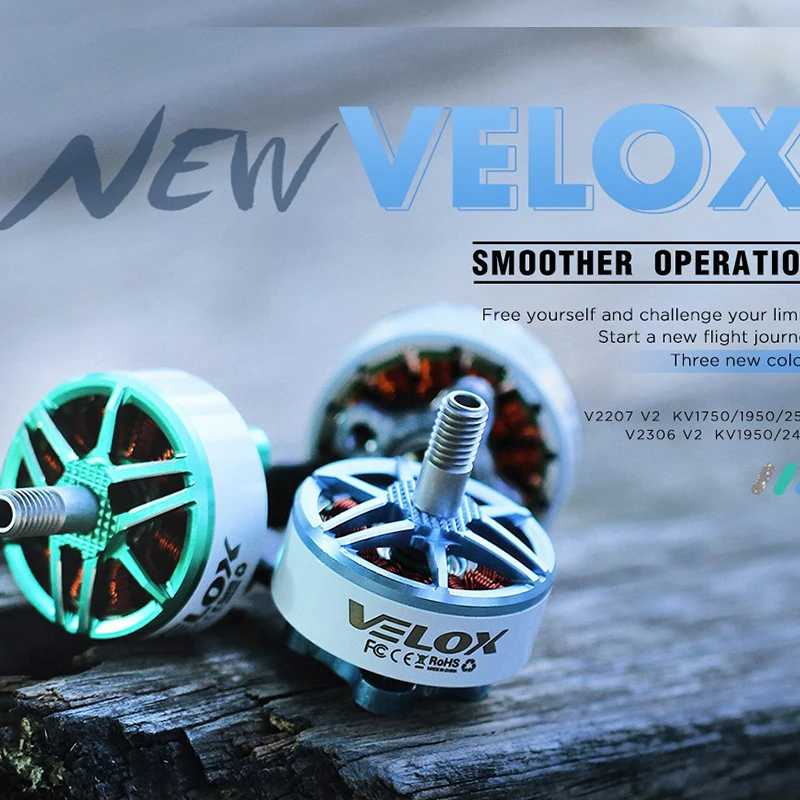 4PCS T-Motor Updated V2.0 VLOX V2306 2306 V2207 2207 2400KV 1950K 2-4S Brushless Motor for For 5inch FPV Racing Quadcopter Drone
4PCS T-Motor Updated V2.0 VLOX V2306 2306 V2207 2207 2400KV 1950K 2-4S Brushless Motor for For 5inch FPV Racing Quadcopter Drone