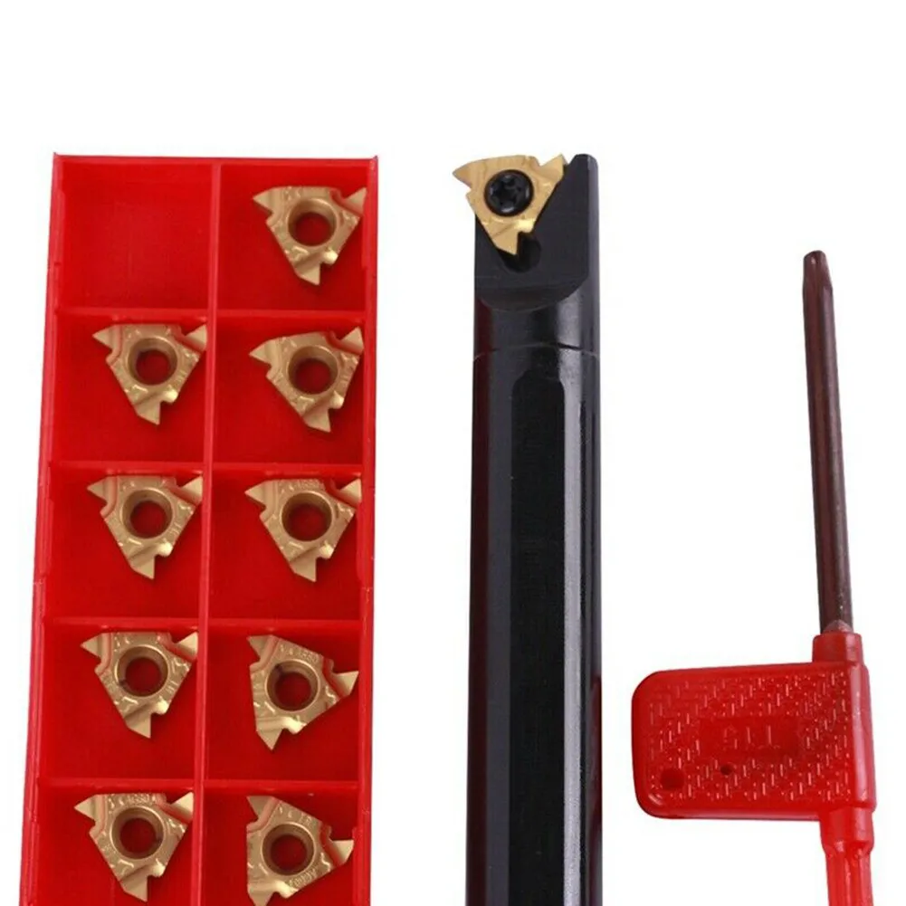 1Pc Snr0016Q16 Threading Lathe Turning Tool Holder With 16Ir Ag60 Smx30 Inserts Machine Cutter External Thread Turning Tool Hold
1Pc Snr0016Q16 Threading Lathe Turning Tool Holder With 16Ir Ag60 Smx30 Inserts Machine Cutter External Thread Turning Tool Hold