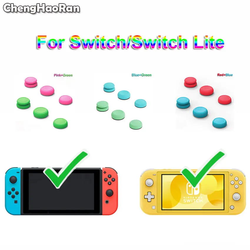 ChengHaoRan Animal Crossing Thumb Grip Set FPS CQC Joystick Cap Thumbstick Cover for Nintend Switch Lite & NS Joy-Con Controller
ChengHaoRan Animal Crossing Thumb Grip Set FPS CQC Joystick Cap Thumbstick Cover for Nintend Switch Lite & NS Joy-Con Controller