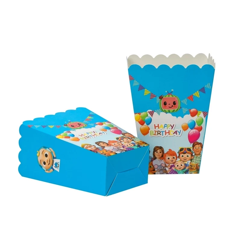 30pcs/60pcs Cocomelon Happy Birthday Party Gifts Candy Box Kids Favors Baby Shower Paperboard Popcorn Boxes Decoration Supplies
30pcs/60pcs Cocomelon Happy Birthday Party Gifts Candy Box Kids Favors Baby Shower Paperboard Popcorn Boxes Decoration Supplies