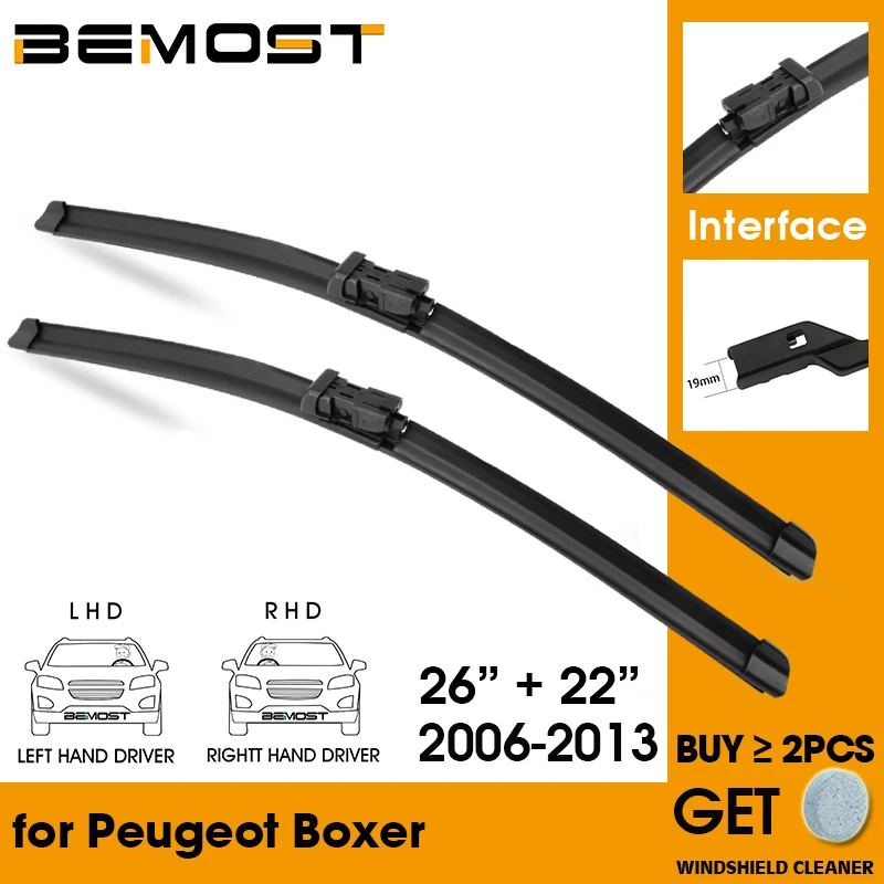 Car Wiper Blade Front Window Windshield Rubber Silicon Refill Wiper For Peugeot Boxer 2006-2013 LHD/RHD 26"+22" Car Accessories
Car Wiper Blade Front Window Windshield Rubber Silicon Refill Wiper For Peugeot Boxer 2006-2013 LHD/RHD 26"+22" Car Accessories