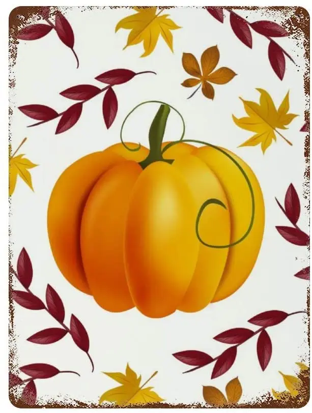 NoBrands Vintage Retro Metal Tin Sign Wall Decor Art Thanksgiving Day Huge Orange Pumpkin Symbol Logo Home Decor Plaque Poster
NoBrands Vintage Retro Metal Tin Sign Wall Decor Art Thanksgiving Day Huge Orange Pumpkin Symbol Logo Home Decor Plaque Poster