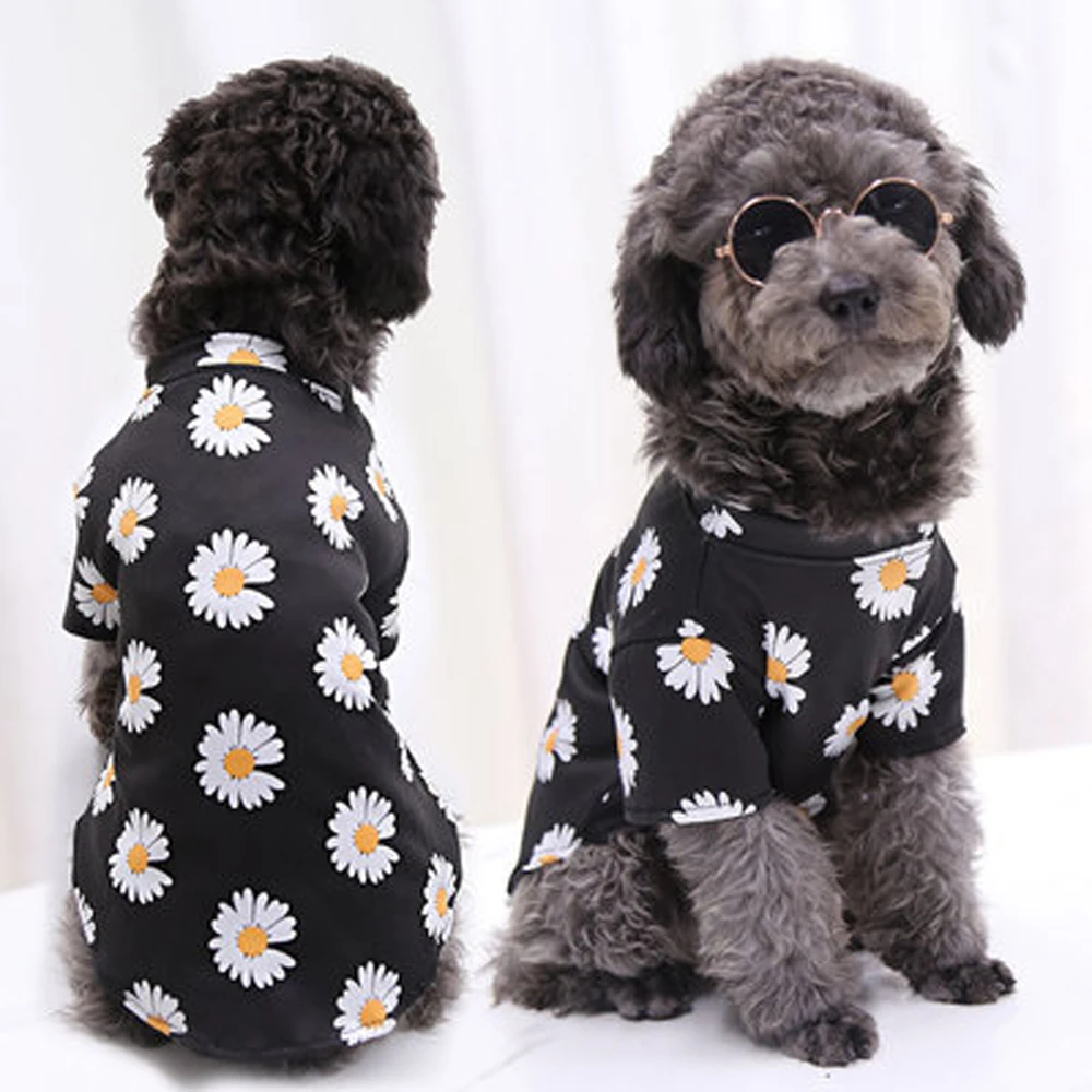 Pets Floral Vest T-shirt Dog Clothes Small Dog Thin Cotton Flower Shirt Puppy Clothing For All Seasons Short Sleeve Clothes
Pets Floral Vest T-shirt Dog Clothes Small Dog Thin Cotton Flower Shirt Puppy Clothing For All Seasons Short Sleeve Clothes