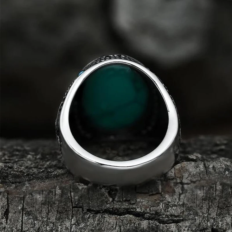 Fashion Trendy Trendy Retro Stone Men's Rings Punk Elegant Gentleman Jewelry Party Holiday Accessories Commemorative Gift
Fashion Trendy Trendy Retro Stone Men's Rings Punk Elegant Gentleman Jewelry Party Holiday Accessories Commemorative Gift