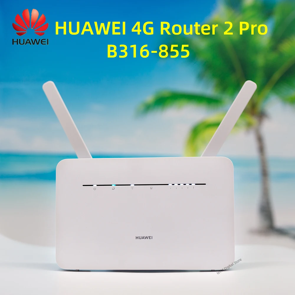 

Huawei 4G Lte wifi Router B316-855 support sim card 4 Gigabit Ethernet port