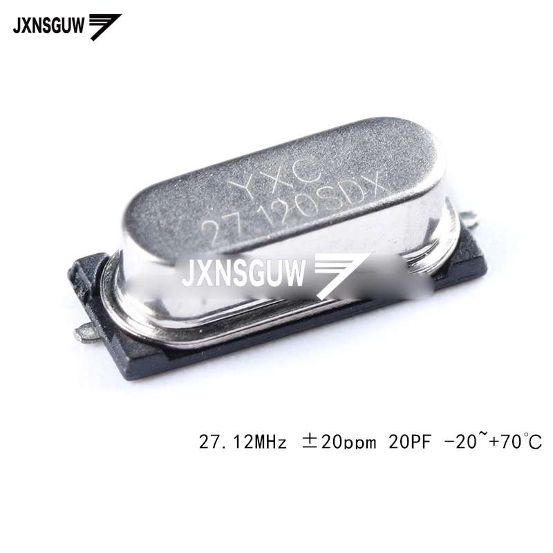 10PCS SMD passive crystal oscillator/HC-49SMD 27.12MHz 20ppm 20PF X49SM2712MSD2SC
10PCS SMD passive crystal oscillator/HC-49SMD 27.12MHz 20ppm 20PF X49SM2712MSD2SC