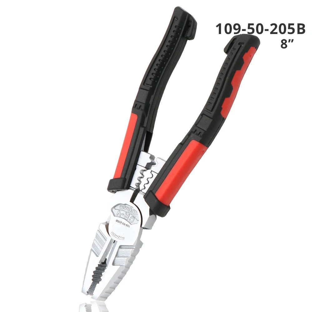Multitool Pliers Terminal Crimping Tool Wire Stripper Cable Cutter Crimper Crimp Plier Long Nose Pliers For Electrician
Multitool Pliers Terminal Crimping Tool Wire Stripper Cable Cutter Crimper Crimp Plier Long Nose Pliers For Electrician