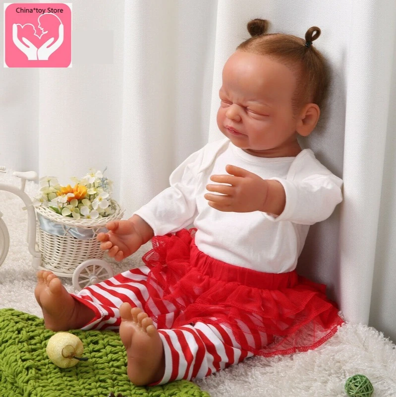 Игрушки для девочек, Подарочная кукла, новая силиконовая кукла 22 дюйма со скелетом для новорожденных и сна
Игрушки для девочек, Подарочная кукла, новая силиконовая кукла 22 дюйма со скелетом для новорожденных и сна