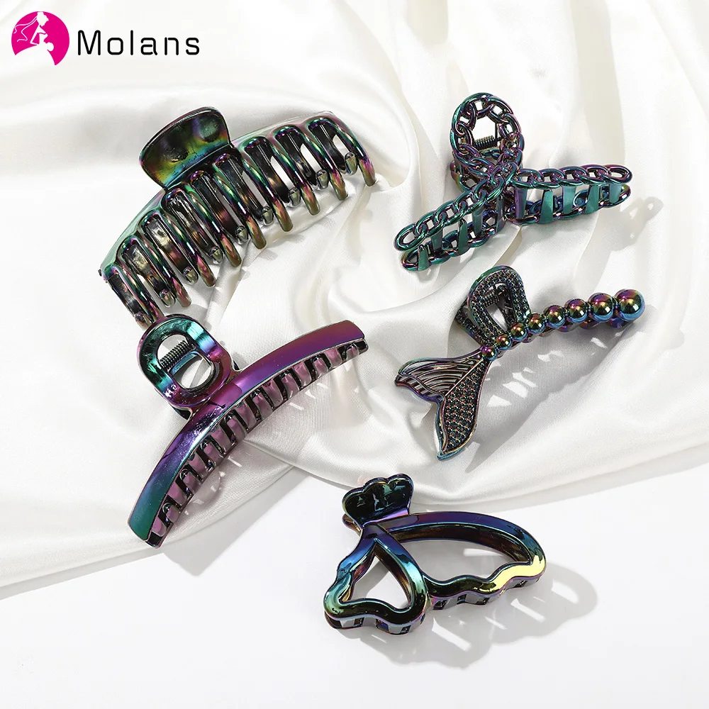 Molans New Women Girls Colorful Geometric Hair Claw Crab Barrettes Vintage Hair Clips Headband Hairpin Fashion Hair Accessories
Molans New Women Girls Colorful Geometric Hair Claw Crab Barrettes Vintage Hair Clips Headband Hairpin Fashion Hair Accessories