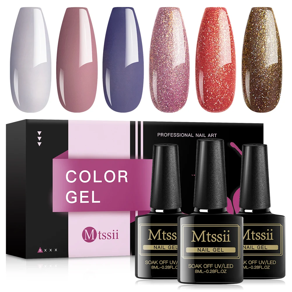 Mtssii 8ML 6pcs/set Nail Polish Gel Varnish Hybrid UV For Manicure Off Gellak White Prime Nail Art gel Extension nail polish Kit
Mtssii 8ML 6pcs/set Nail Polish Gel Varnish Hybrid UV For Manicure Off Gellak White Prime Nail Art gel Extension nail polish Kit