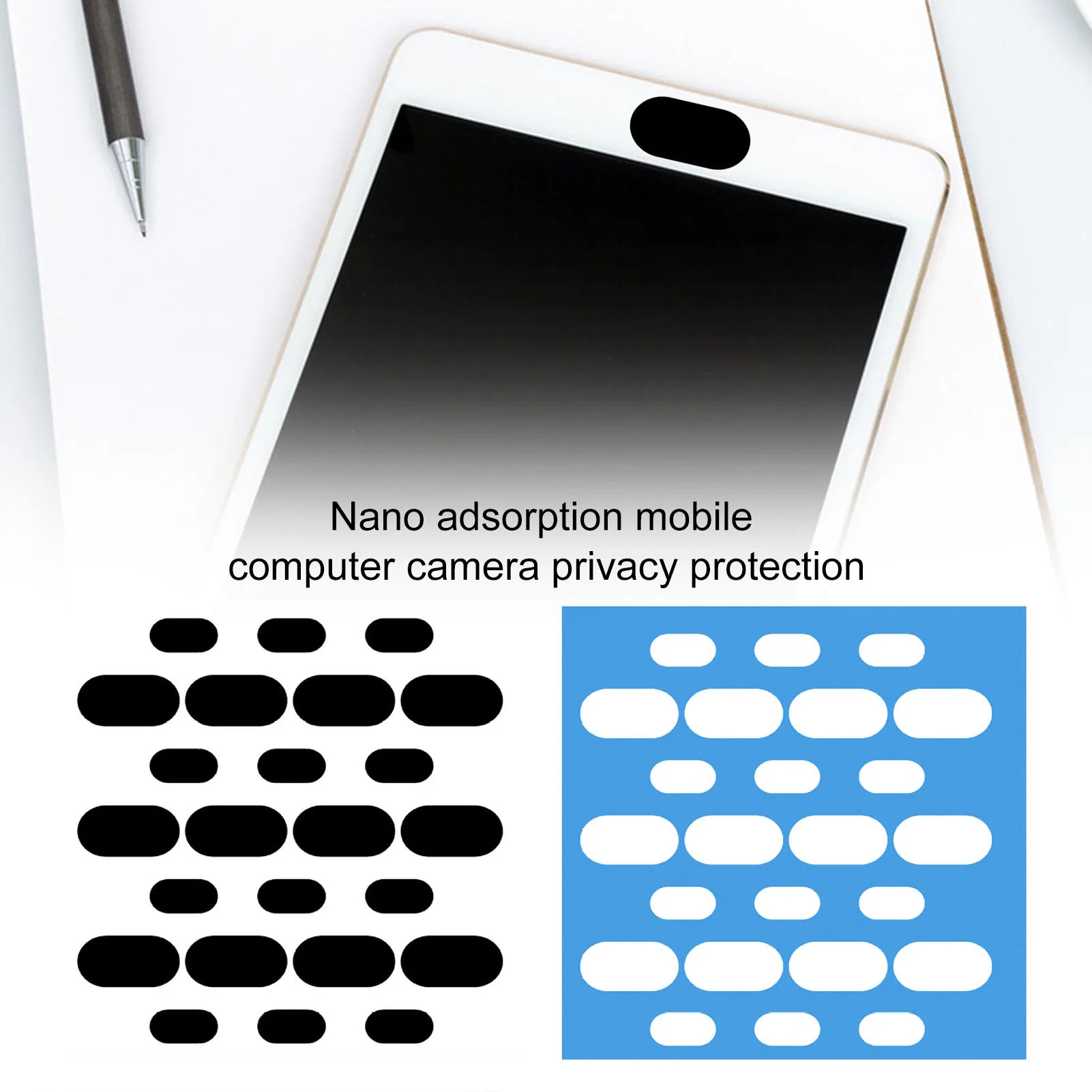 Reusable Nano Webcam Cover Kits Phone Antispy Camera Cover For IPad PC Laptop Macbook Tablet Lenses Privacy Adhesive Sticker
Reusable Nano Webcam Cover Kits Phone Antispy Camera Cover For IPad PC Laptop Macbook Tablet Lenses Privacy Adhesive Sticker