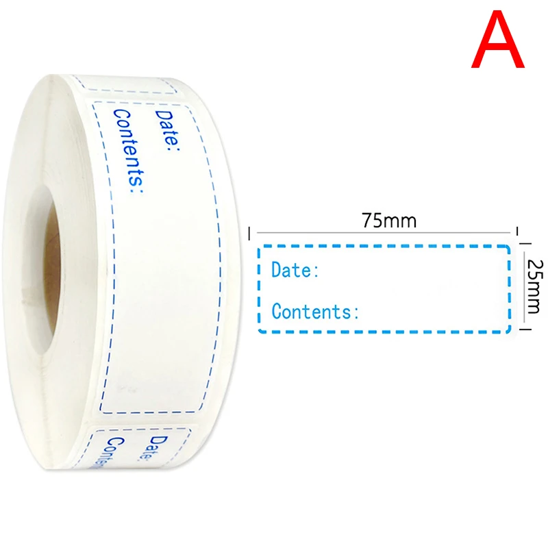 Hot Sale 150pcs/roll Kitchen Sticker Refrigerator Refrigerator Food Storage Date Content Label
Hot Sale 150pcs/roll Kitchen Sticker Refrigerator Refrigerator Food Storage Date Content Label