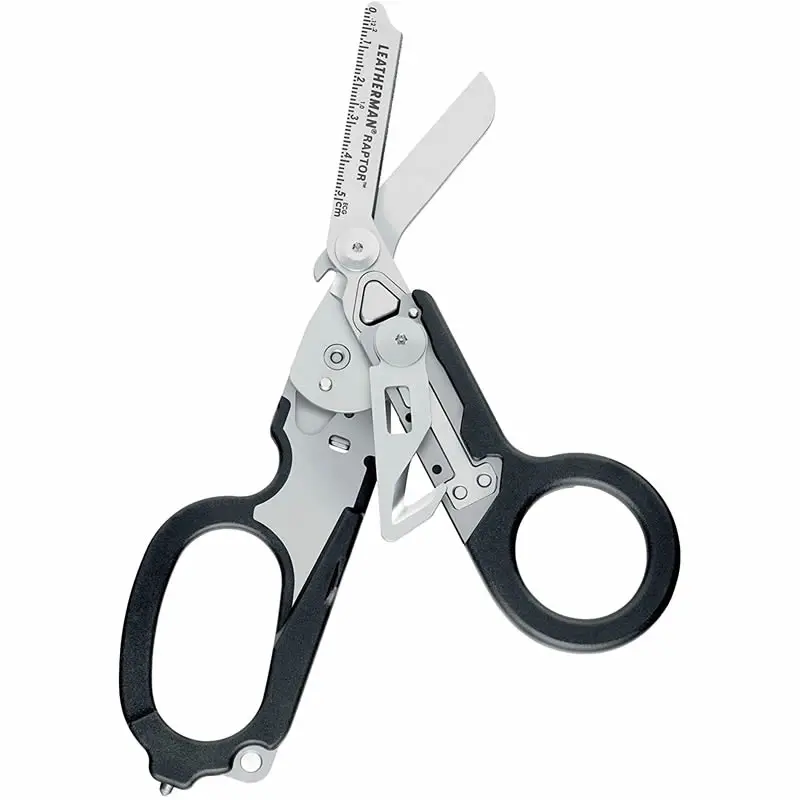Folding scissors 6 in 1 Raptor Emergency Response Shears with Strap Cutter and Glass Breaker Black with MOLLE Compatible Holster
Folding scissors 6 in 1 Raptor Emergency Response Shears with Strap Cutter and Glass Breaker Black with MOLLE Compatible Holster