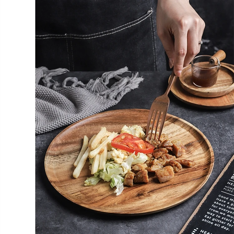 Round Solid Wood Pan Plate Fruit Dishes Saucer Tea Tray Dessert Dinner Plate Storage Dish Plates for home
Round Solid Wood Pan Plate Fruit Dishes Saucer Tea Tray Dessert Dinner Plate Storage Dish Plates for home