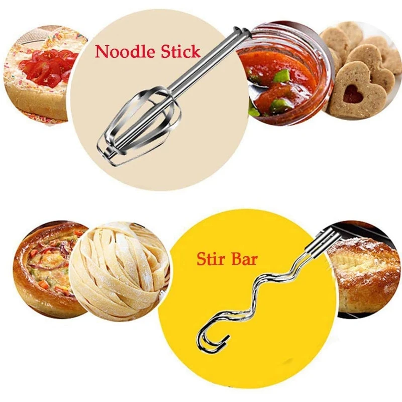Hand Mixer Electric Whisk with 5 - Speed Adjustment Function Food Stand Mixer for Kitchen Baking Cake US Plug
Hand Mixer Electric Whisk with 5 - Speed Adjustment Function Food Stand Mixer for Kitchen Baking Cake US Plug
