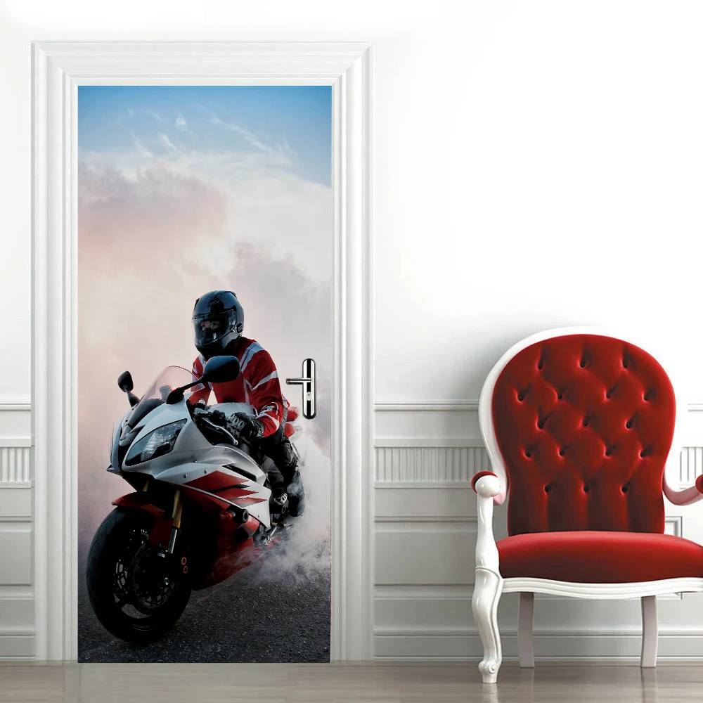 3D creative motorcycle door stickers wall stickers self-adhesive waterproof removable
3D creative motorcycle door stickers wall stickers self-adhesive waterproof removable