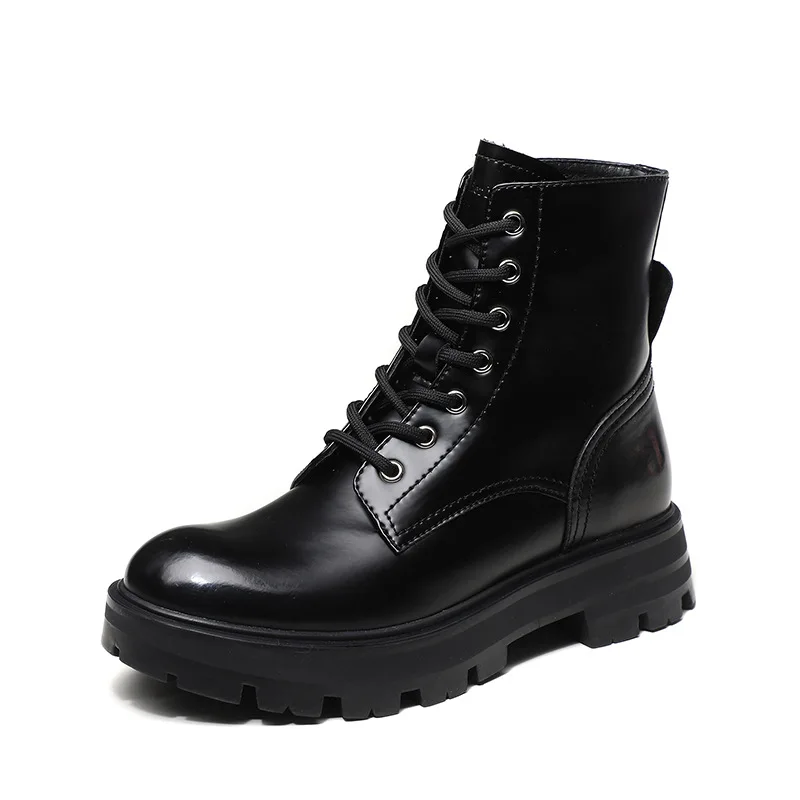 Lace-up Motorcycle Boots Women's Martin Boots Genuine Leather 2021 New Autumn Ladies British Style Women's Ankle Boots Plus Size
Lace-up Motorcycle Boots Women's Martin Boots Genuine Leather 2021 New Autumn Ladies British Style Women's Ankle Boots Plus Size