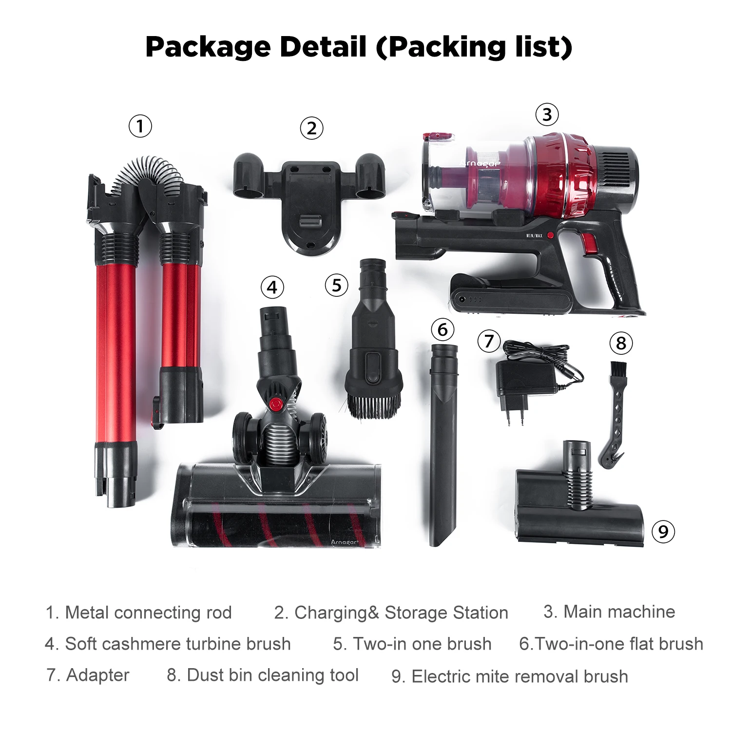 Arnagar V12 Pro Vacuum Cleaner Handheld Wireless Home Appliance Strong Suction Powerful Cyclone Filter Dust Collector For Home
Arnagar V12 Pro Vacuum Cleaner Handheld Wireless Home Appliance Strong Suction Powerful Cyclone Filter Dust Collector For Home