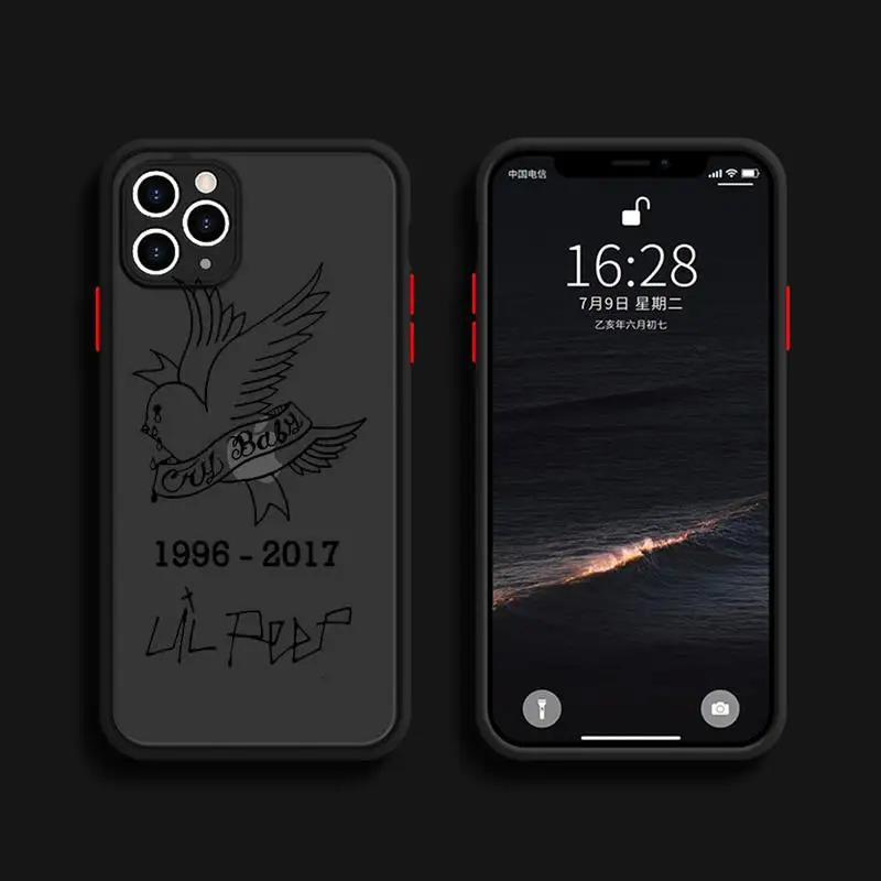Lil Peep rapper Hellboy Love Phone Case For iPhone 12 11 Mini Pro XR XS Max 7 8 Plus X Matte transparent cover
Lil Peep rapper Hellboy Love Phone Case For iPhone 12 11 Mini Pro XR XS Max 7 8 Plus X Matte transparent cover