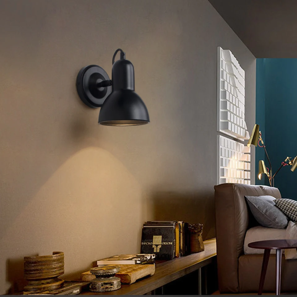 OuXean Black Wall Lamp Vintage Sconce Wall Lights Fixture E14 40W Retro Lamp Industrial for Home Decor Bedroom Cafe Library
OuXean Black Wall Lamp Vintage Sconce Wall Lights Fixture E14 40W Retro Lamp Industrial for Home Decor Bedroom Cafe Library