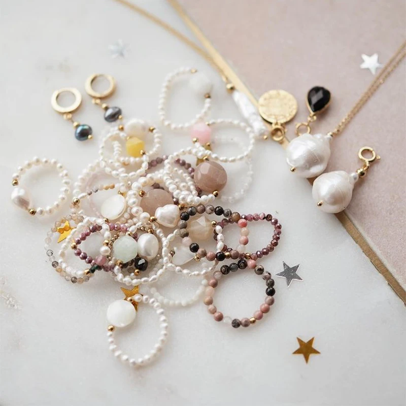 Momiji Boho Handmade Beaded Rings for Women Girls Fashion Natural Stone Jewelry Gifts Wholesale Multi Color Wedding RIng Party
Momiji Boho Handmade Beaded Rings for Women Girls Fashion Natural Stone Jewelry Gifts Wholesale Multi Color Wedding RIng Party