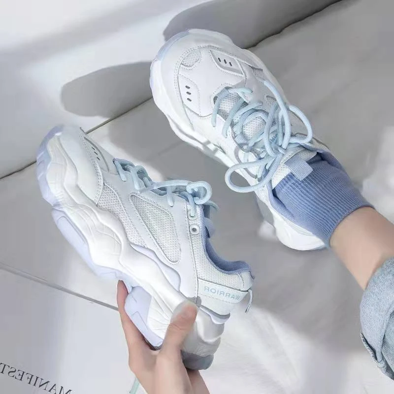 Women's New Casual Shoes Pure Color Mesh Lace-up Thick-soled Non-slip Sneakers Lightweight and Comfortable Outdoor Running Shoes
Women's New Casual Shoes Pure Color Mesh Lace-up Thick-soled Non-slip Sneakers Lightweight and Comfortable Outdoor Running Shoes