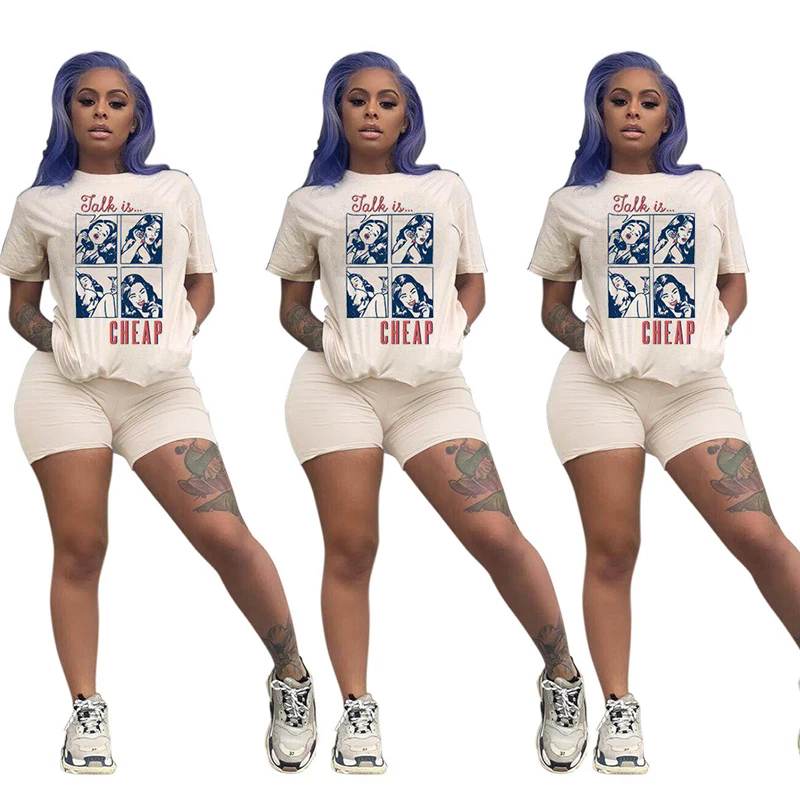 Женский комплект из двух предметов с принтом, летний спортивный костюм, уличный тренировочный костюм, женский повседневный комплект из дву...
Женский комплект из двух предметов с принтом, летний спортивный костюм, уличный тренировочный костюм, женский повседневный комплект из дву...