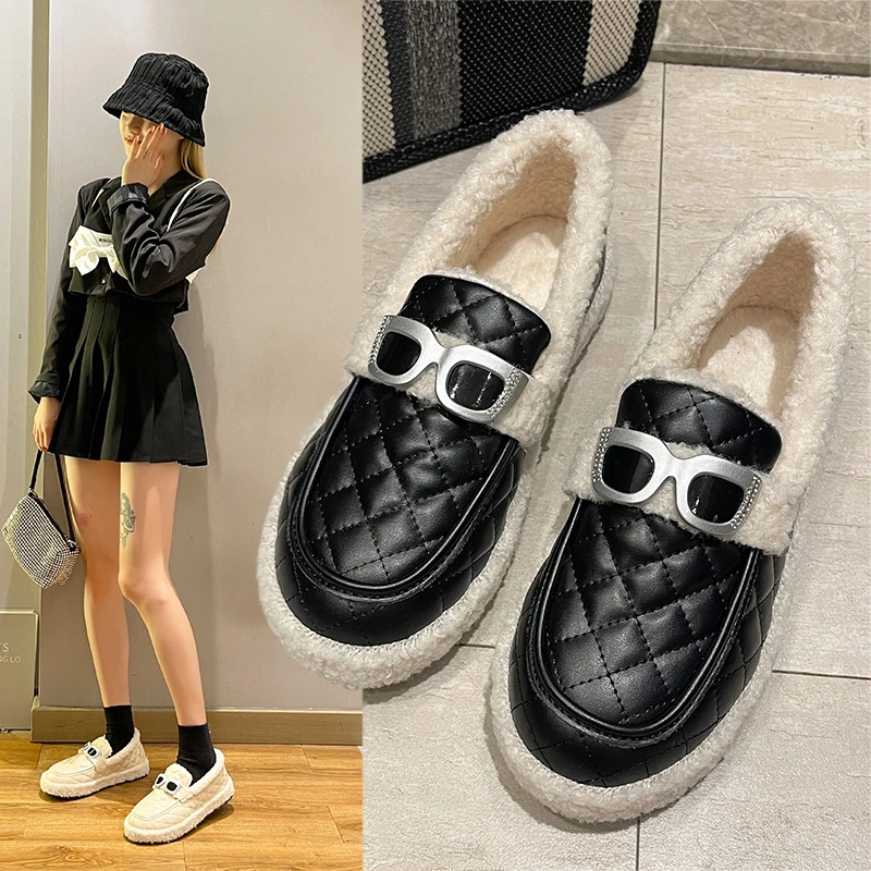 2021 Winter Lambswool Flats Moccasins Women Slip-on Plush Ladies Shoes Curly Furry Loafers
2021 Winter Lambswool Flats Moccasins Women Slip-on Plush Ladies Shoes Curly Furry Loafers