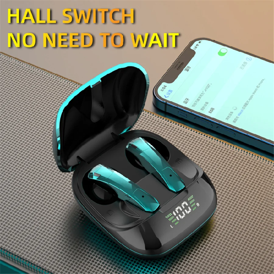 Wireless Game Headphone E68 Bluetooth V5.0 True Stereo Sound Music Dual Mode With Microphone Earphone For Sports Running Headset
Wireless Game Headphone E68 Bluetooth V5.0 True Stereo Sound Music Dual Mode With Microphone Earphone For Sports Running Headset