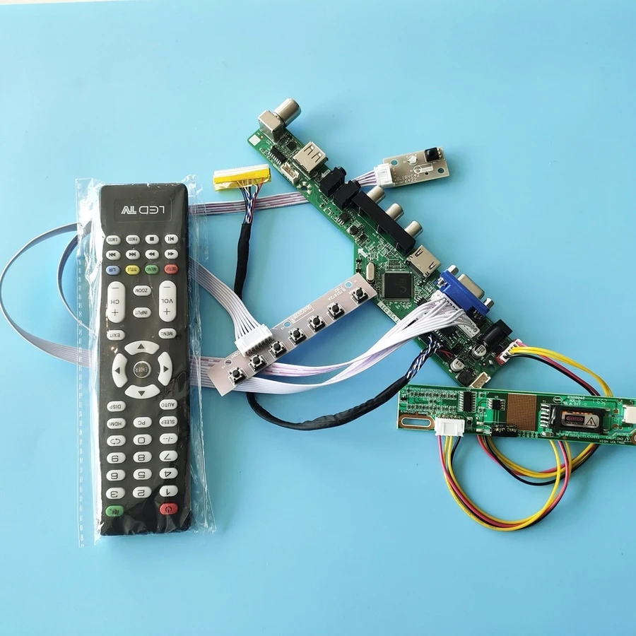 1280*800 1CCFL DIY Kit VGA USB 30 Pin LVDS For LQ154K1LA1C/LQ154K1LB1B/LQ141K1LB1C LCD Monitor Universal Drive Board Matrix
1280*800 1CCFL DIY Kit VGA USB 30 Pin LVDS For LQ154K1LA1C/LQ154K1LB1B/LQ141K1LB1C LCD Monitor Universal Drive Board Matrix