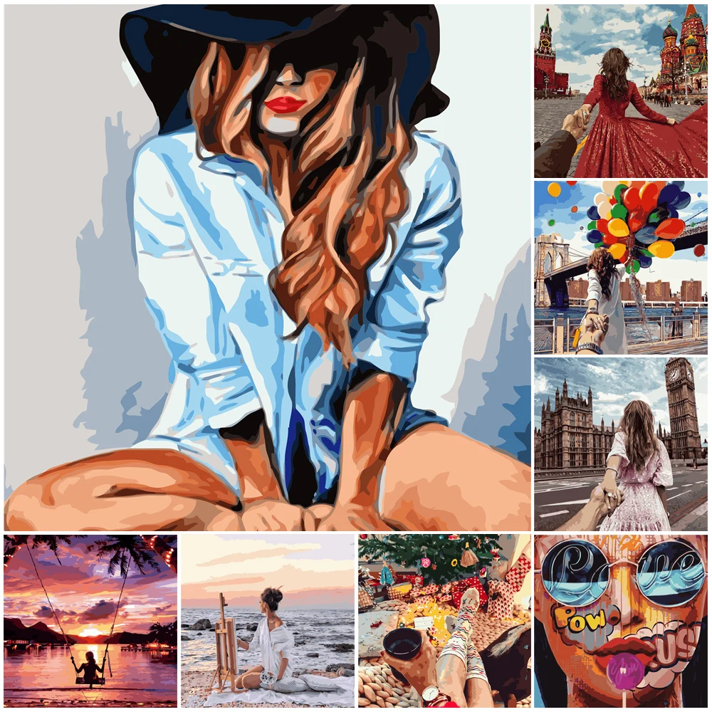 Painting By Numbers Modern Girl VA-1312 Full Kits No-Frame Oil Painting 40*50CM 27-Colors For Home Decor Art Level:3 Stars
Painting By Numbers Modern Girl VA-1312 Full Kits No-Frame Oil Painting 40*50CM 27-Colors For Home Decor Art Level:3 Stars