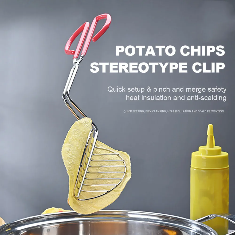 New Taco Shell Maker Press Tortilla Fryer Tongs Plated Steel Kitchen Tools Creative Food Clip Durable Kitchen Baking Pastry Tool
New Taco Shell Maker Press Tortilla Fryer Tongs Plated Steel Kitchen Tools Creative Food Clip Durable Kitchen Baking Pastry Tool