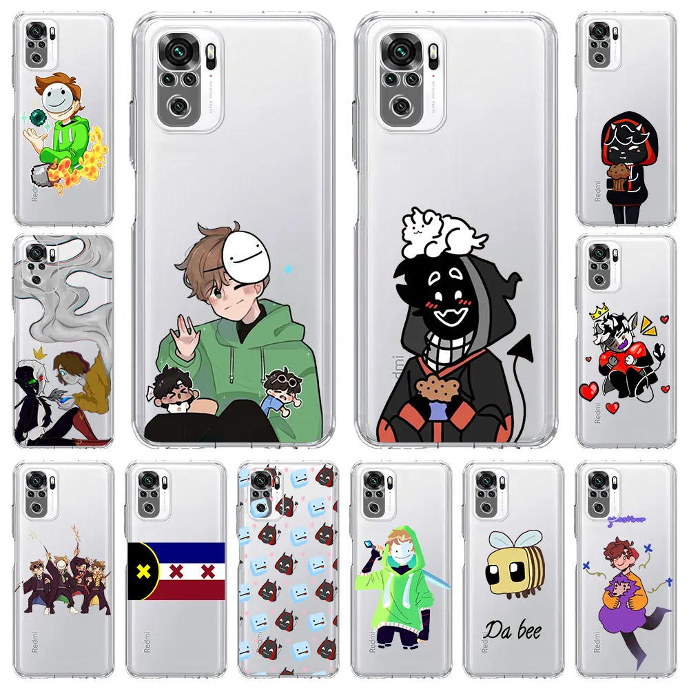 Dream Smp Hot Game Phone Case For Xiaomi Poco X3 NFC M3 Redmi Note 9S 9 8 10 Pro 7 8T 9C 9A 8A K40 Soft Silicone Clear Cover
Dream Smp Hot Game Phone Case For Xiaomi Poco X3 NFC M3 Redmi Note 9S 9 8 10 Pro 7 8T 9C 9A 8A K40 Soft Silicone Clear Cover
