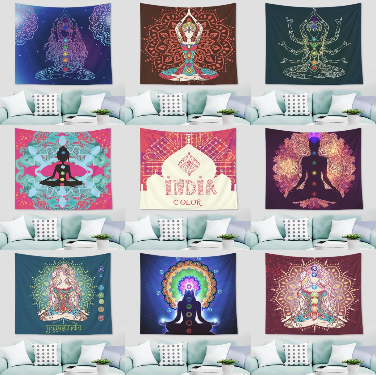 Mandala Tapestries Wall Cloth Background Indian Buddha Statue Hippie Tapestry Wall Hanging Psychedelic Yoga Mat Curtain Tapiz
Mandala Tapestries Wall Cloth Background Indian Buddha Statue Hippie Tapestry Wall Hanging Psychedelic Yoga Mat Curtain Tapiz