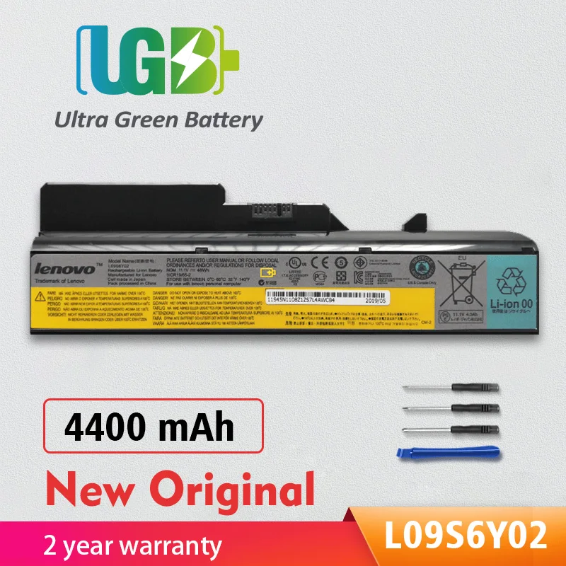 UGB New Original L09M6Y02 L10M6F21 L09S6Y02 L09L6Y02 Battery For Lenovo G460 G465 G470 G475 G560 G565 G570 G575 G770 Z460 V360
UGB New Original L09M6Y02 L10M6F21 L09S6Y02 L09L6Y02 Battery For Lenovo G460 G465 G470 G475 G560 G565 G570 G575 G770 Z460 V360