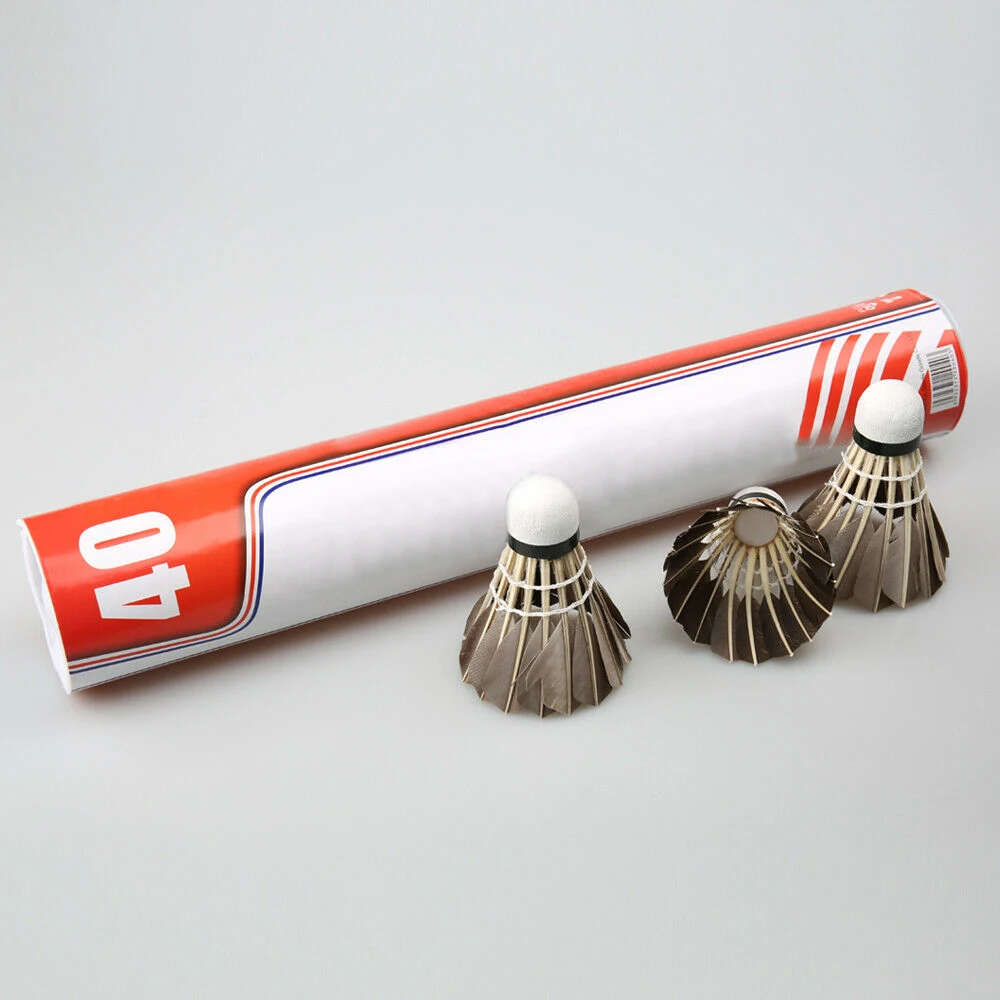 12x Training Goose Feather Shuttlecocks Birdies Badminton Balls Game Sports
12x Training Goose Feather Shuttlecocks Birdies Badminton Balls Game Sports