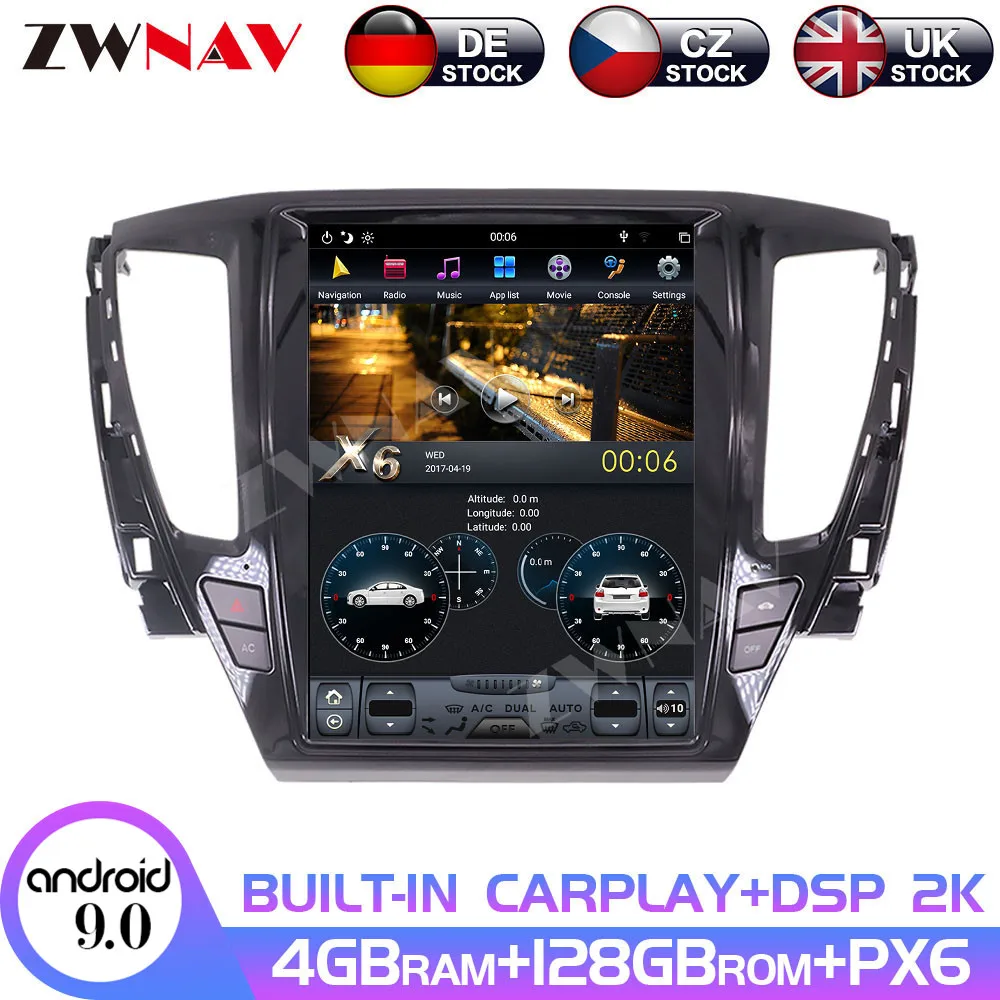 12,1 "Android 9 4 + 128G PX6 вертикальный Tesla с DSP Carplay автомобильный мультимедийный плеер для MITSUBISHI PAJERO 2016 2017 2018 радио
12,1 "Android 9 4 + 128G PX6 вертикальный Tesla с DSP Carplay автомобильный мультимедийный плеер для MITSUBISHI PAJERO 2016 2017 2018 радио
