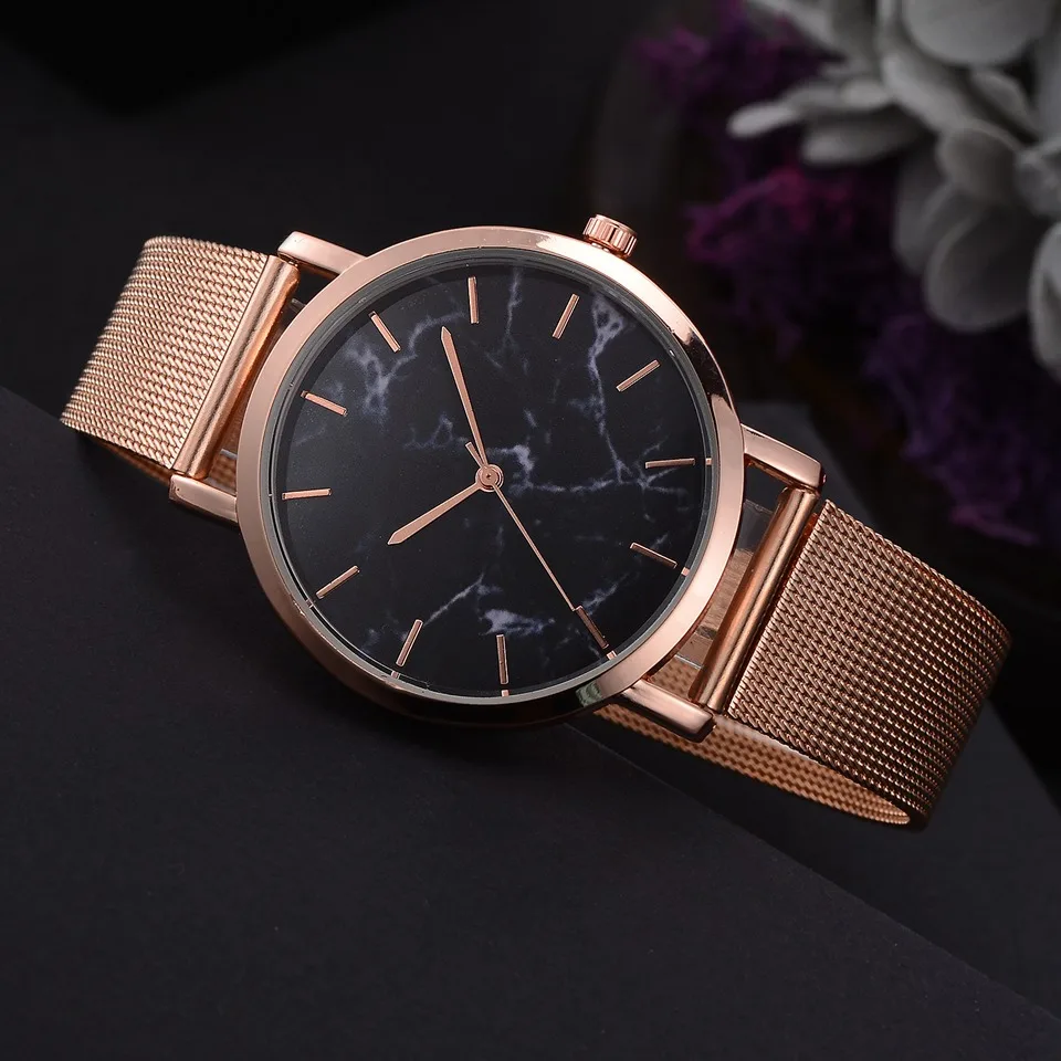 Relojes Mujer 2019 Fashion New Arrival Trendy Women Quartz Watch Alloy Wrist Watch Marble Grain Clock Jewelry Gift For Women
Relojes Mujer 2019 Fashion New Arrival Trendy Women Quartz Watch Alloy Wrist Watch Marble Grain Clock Jewelry Gift For Women