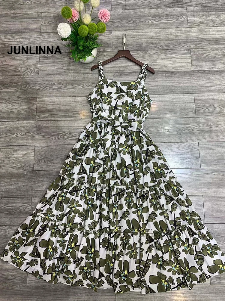 JUNLINNA Runway Fashion Women Summer Dress Holiday Expansion Vestidos Spaghetti Strap Slash Neck Flower Printed Beach Dresses
JUNLINNA Runway Fashion Women Summer Dress Holiday Expansion Vestidos Spaghetti Strap Slash Neck Flower Printed Beach Dresses