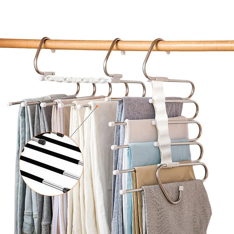 5 in 1 Stainless Steel Pant Rack Multifunction Jeans Trouser Hanger Wardrobe Coat Storage Hanger Space Saving Clothing Organizer
5 in 1 Stainless Steel Pant Rack Multifunction Jeans Trouser Hanger Wardrobe Coat Storage Hanger Space Saving Clothing Organizer